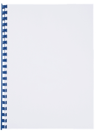 GBC Pack de 100 Canutillos Encuadernacion de Plastico Combbind, 12mm, Azul
