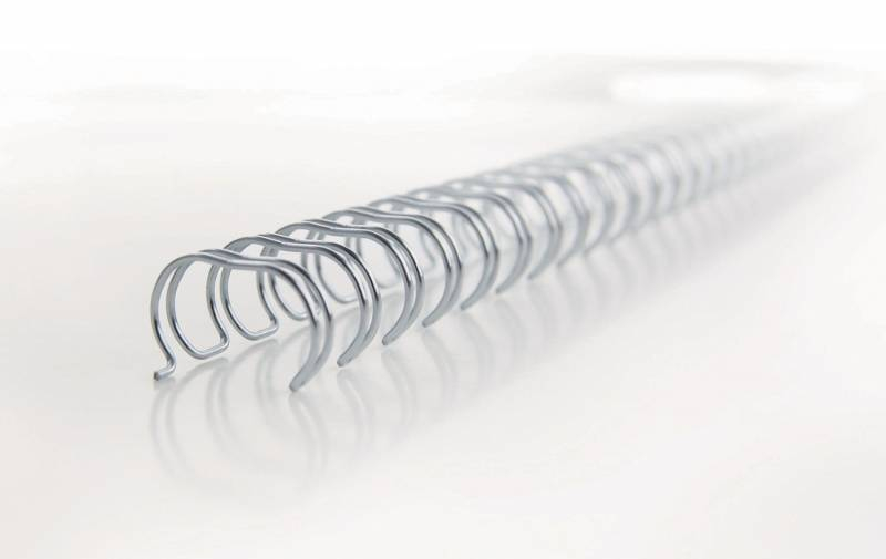 GBC Wirebind Encuadernacion de Alambre 9.5mm, A4 Negro (100), Profesional Duradero Flexible, Negro