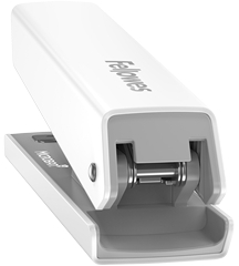 Fellowes LX820 Grapadora con Proteccion Microban, Hasta 20 Hojas, Blanco