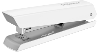 Fellowes LX820 Grapadora con Proteccion Microban, Hasta 20 Hojas, Blanco