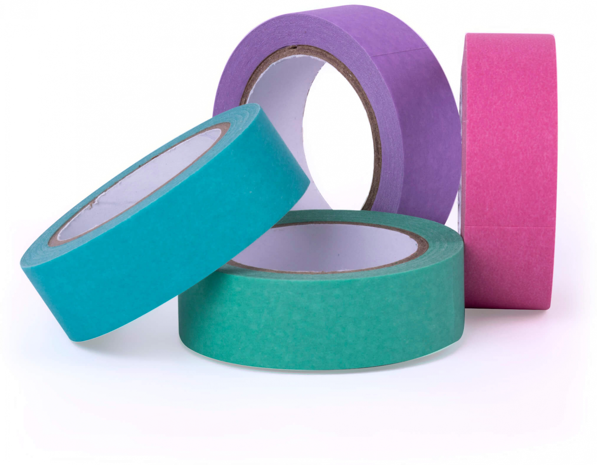 Apli Pack Cintas Adhesivas de Papel Washi, 4 U, Tonos Nordik, Decorativas y Reutilizables, Multicolor