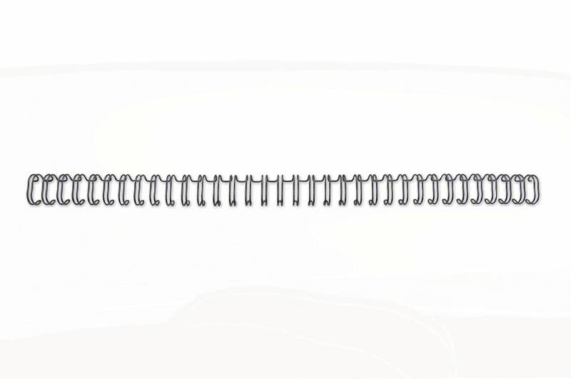 GBC Wirebind Encuadernacion de Alambre 9.5mm, A4 Negro (100), Profesional Duradero Flexible, Negro