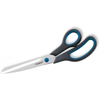 Dahle 54410 Office Comfort-Grip Tijeras de Acero Templado 25cm, Mangos engomados