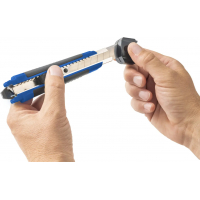 Dahle 10875 Allround Cuter con Cuchilla de 18mm, Bloqueo automatico, Guia Metalica