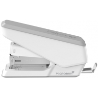Fellowes LX840 Grapadora con Proteccion Microban, Hasta 25 Hojas, Quitagrapas Extraible, Blanco