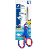 Staedtler Noris 965 Tijera Escolar para Niños, Acero Inoxidable, Suave y Ergonomica, Corte de Calidad, 21cm