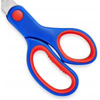 Staedtler Noris 965 Tijera Escolar de Seguridad, Agarre Ergonomico Suave, Cuchillas Romas, 14cm