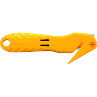 Olfa SK-10 Cuchilla de Seguridad con Hoja Oculta, Acero Inoxidable, Uso Ambidiestro