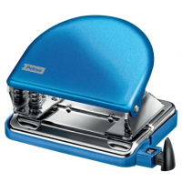 Petrus 52 Taladro Perforador Clasico Metalico, Hasta 20 Hojas, Azul