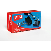 Apli Pinzas Abatibles 32mm, Caja de 12 uds