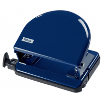 Petrus 52 Taladro Perforador Clasico Metalico, Hasta 20 Hojas, Azul