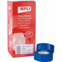 Apli Cinta Adhesiva Azul 19mm x 33m