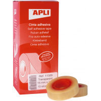 Apli Cinta Adhesiva Transparente 15mm x 33m