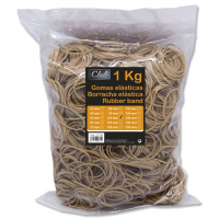 Gomas Elasticas de 10cm. Bolsa de 1kg