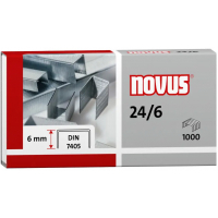 Novus 24/6 Din Caja de 1000 Grapas 24/6 Galvanizadas