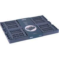Caja de Plastico Apli Up North Plegable y Apilable de 430x290x160 mm