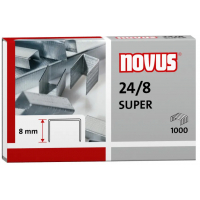 Novus 24/8 Super Caja de 1000 Grapas 24/8 Galvanizadas