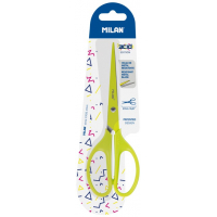 Milan Tijeras Oficina Acid de 17cm. Amarilla