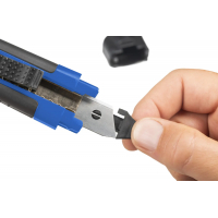 Dahle 10875 Allround Cuter con Cuchilla de 18mm, Bloqueo automatico, Guia Metalica