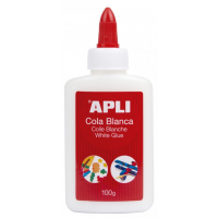 Apli Cola Blanca Liquida 100g, Apto para uso Escolar