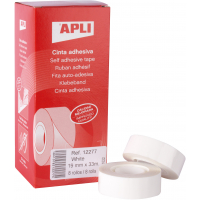 Apli Cinta Adhesiva Blanca 19mm x 33m
