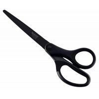 Leitz Tijeras Titanio Antiadherentes, 180mm, Revestimiento Antiadherente, Empuñadura Practica, Negro