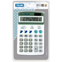 Milan Calculadora 12 Digitos, Blanco