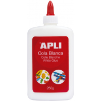 Apli Cola Blanca, 250g, Secado Rapido, Blanco