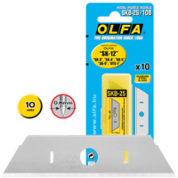 Olfa Pack de 10 Cuchillas de Respuesto para Cutters Olfa SK-12, SK-4, SK-5, SK-9 y UTC-1, Acero Inoxidable