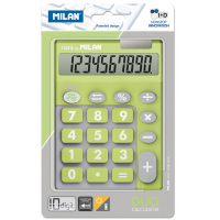 Milan Calculadora 10 Digitos Duo, Sobremesa, Teclas Grandes, Verde