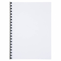 GBC Pack de 100 Canutillos Encuadernacion de Plastico Combbind, 10mm, Negro