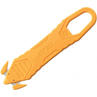Olfa Pack de 10 Cutters Pequeños Desechables con Hojas Ocultas, Acero Inoxidable, Certificacion NSF, Uso A