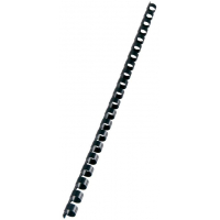 GBC Pack de 100 Canutillos Encuadernacion de Plastico Combbind, 10mm, Negro