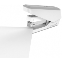 Fellowes LX840 Grapadora con Proteccion Microban, Hasta 25 Hojas, Quitagrapas Extraible, Blanco