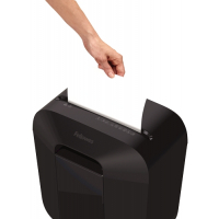 Fellowes LX25M Destructora de Papel Manual Minicorte, Destruye hasta 6 Hojas, 11.5L