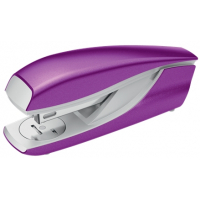 Petrus 635 Grapadora Metalica + Caja de 200 Grapas, Hasta 30 Hojas, Violeta Metalizado