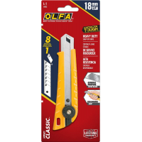 Olfa L-1 Cutter con Bloqueo de Trinquete, Empuñadura de Plastico