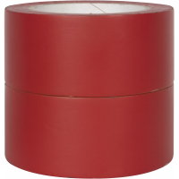 Apli Cinta de Señalizacion Adhesiva PVC 40x33mm 160Μm, Desbobinado Silencioso, Adhesivo Solvente, Resistente a Rayos UV