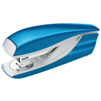 Petrus 635 Grapadora Metalica, Hasta 30 Hojas, Azul Metalizado