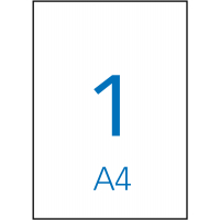 Apli Etiquetas Home Blancas Mate 210x297 mm. 10 Hojas A4