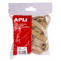 Apli Gomas Elasticas ANCHAS de 20cm. BANDAS Elasticas. Bolsa de 100gr
