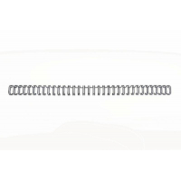 GBC Wirebind Encuadernacion de Alambre 3:1 No.5, 8mm, A4 Negro (100), Duraderas, Proteccion de Espaciado de Precision, Construcc