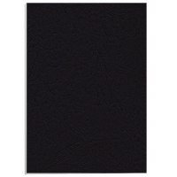 Fellowes Pack de 100 Portadas de Polipropileno A4, 500 Micras , Negro