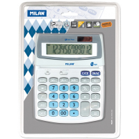 Milan Calculadora de 12 Digitos Grande, Pantalla Inclinable