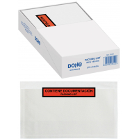 Caja de 250 Sobres Autoadhesivos Packing List de 240x140 mm. Tipo Docufix