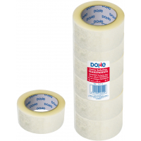 PACK 6 Precintos de Polipropileno 48mm x 66m. Transparente
