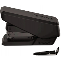 Fellowes LX840 Grapadora con Proteccion Microban, Hasta 25 Hojas, Quitagrapas Extraible, Negro