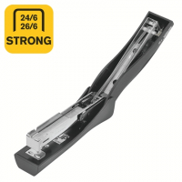 Rapid Ultimate F20 Grapadora Vertical, Hasta 20 Hojas, Para Grapas 24/6 y 26/6 y Clavado, Negro