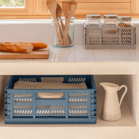 Caja de Plastico Apli Up North Plegable y Apilable de 430x290x160 mm
