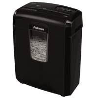 Fellowes 8Cd Destructora de Papel Manual Corte en Particulas, Destruye hasta 8 Hojas, 14L